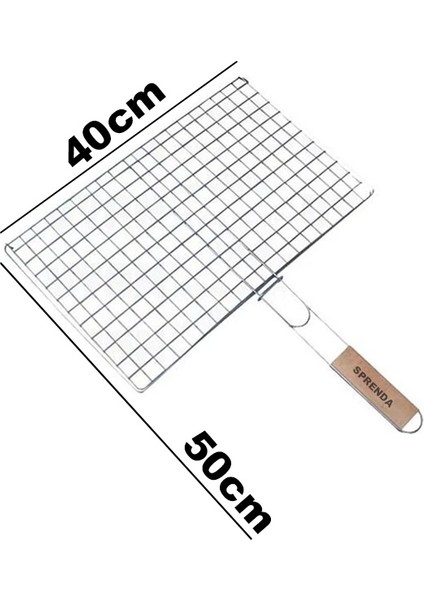 50 cm kalın paslanmaz tel ızgara et ızgarası mangal teli