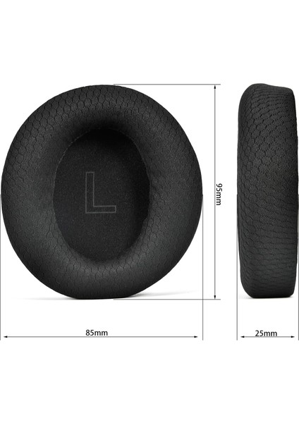 Anker Life Q30 / Q35 Uyumlu (Mest Örme Kumaş),kulaklık Kulak Yastıkları Süngeri Pedi Anker Soundcore Life Q30 Q35 Q30 Bt Q35 Bt Prefesyonel Sünger Köpük Için Kulak Yastık-Siyah fiyatları