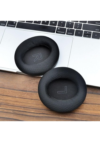 Anker Life Q30 / Q35 Uyumlu (Mest Örme Kumaş),kulaklık Kulak Yastıkları Süngeri Pedi Anker Soundcore Life Q30 Q35 Q30 Bt Q35 Bt Prefesyonel Sünger Köpük Için Kulak Yastık-Siyah