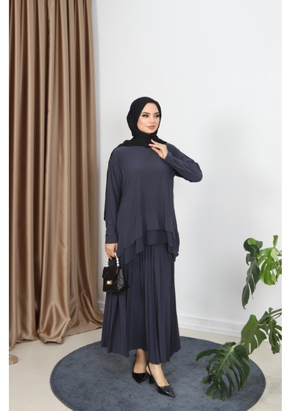 Şifonlu Sandy Etekli Takım