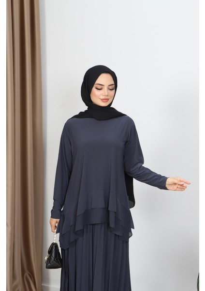 Şifonlu Sandy Etekli Takım modelleri