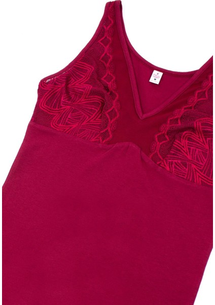 Kadın Atlet Göğüs Dantelli ve Tüllü (%96 Pamuk - %4 Elastan) fiyatları