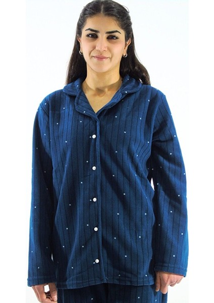 Önden Düğmeli Polar Pijama Takımı fırsatları