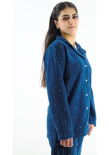 Önden Düğmeli Polar Pijama Takımı indirimleri