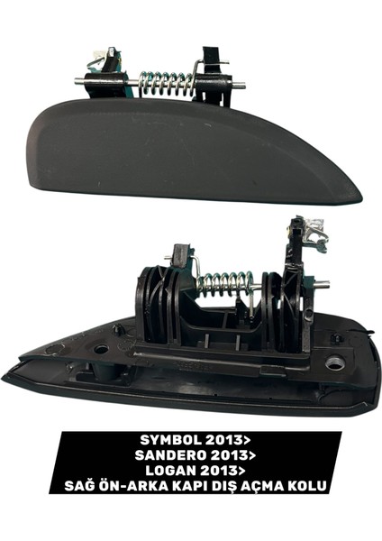 Symbol-Sandero-Logan 2013 Sonrası Sağ Ön-Arka Kapı Dış Açma Kolu