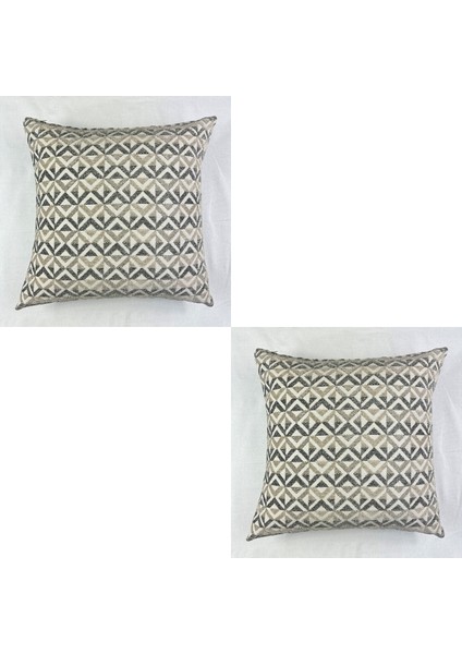 Dekoratif Şönil Kırlent Kılıfı 40X40 2li