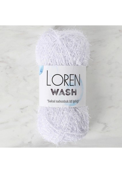 Loren Wash Optik Beyaz El Örgü Ipi - R001 - 34262