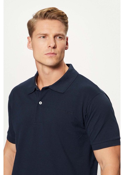 Erkek Regular Fit Pamuklu Basic T-Shirt - Lacivert fiyatları