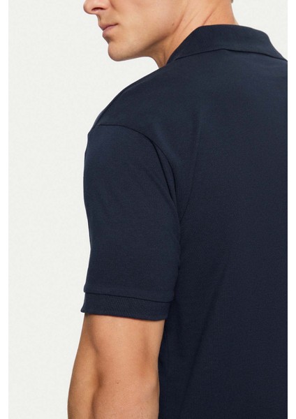 Erkek Regular Fit Pamuklu Basic T-Shirt - Lacivert fırsatları