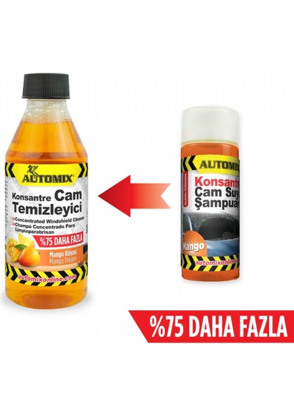 Cam Temizleyici Konsantre Mango 100 ml 44924 fiyatları