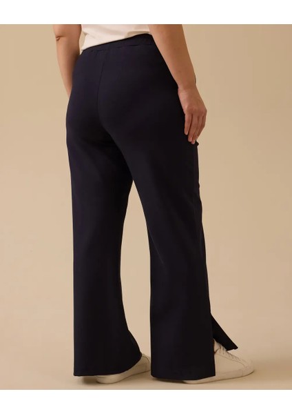 Büyük Beden Paça Yırtmaçlı Pantolon Gala-Xi modelleri