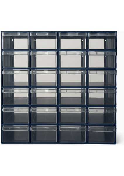 Plastik Çekmeceli Kutu 24 Çekmeceli 740-M