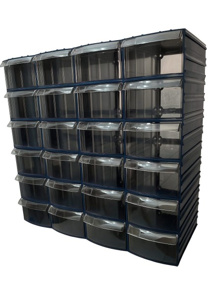 Plastik Çekmeceli Kutu 24 Çekmeceli 740-M modelleri