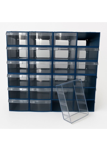 Plastik Çekmeceli Kutu 24 Çekmeceli 740-M fırsatları