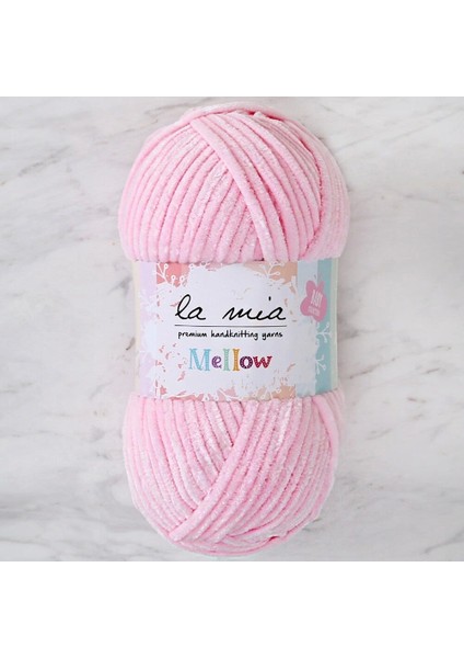 La Mia Mellow Pembe El Örgü Ipi - 904 - 34153