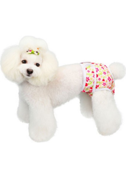 Köpek Regl Külotu – Yıkanabilir - Sızdırmaz - Çiçek Desenli - Hijyenik ve Rahat fırsatları