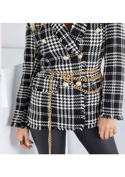 3 Sıralı Altın Renk Zincir Kemer fiyatları