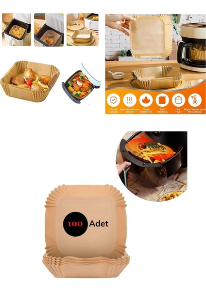Airfreyer Fritöz Kağıdı Kare Xl / Xxl 100LÜ fırsatları