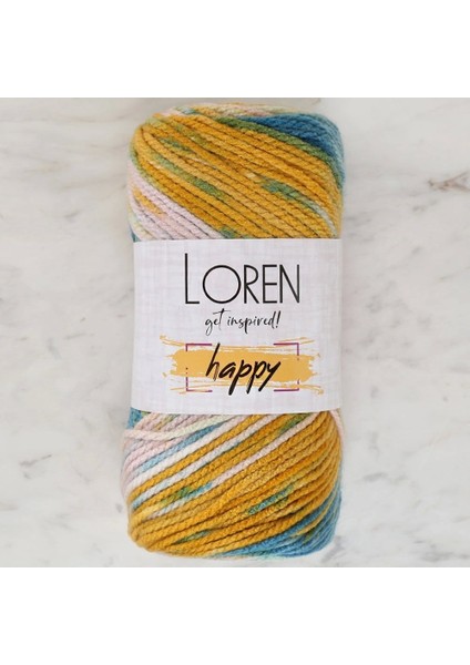 Loren Happy Ebruli El Örgü Ipi - RH019 - 34304