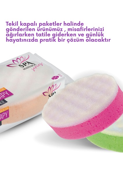 4 Adet Banyo Vücut Duş Masaj Süngeri Spa Süngeri Banyo Terapi Süngerleri fiyatları