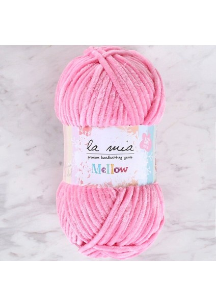 La Mia Mellow Pembe El Örgü Ipi - 914 - 34160