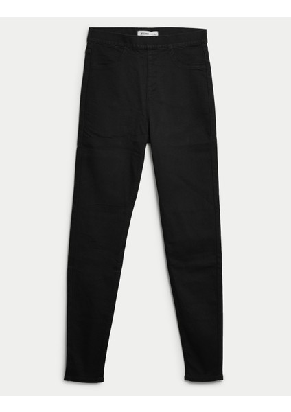 Yüksek Bel Jegging Jean Pantolon indirimleri