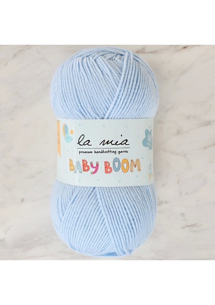 La Mia Baby Boom Bebe Mavi El Örgü İpi - 544 - 34144