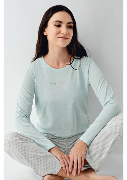 Uzun Kol Kadın Pijama Takım 9050 fiyatları