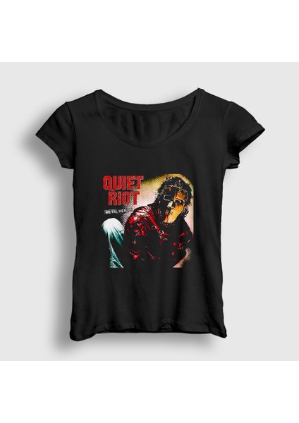 Kadın Siyah Metal Health Quiet Riot T-Shirt