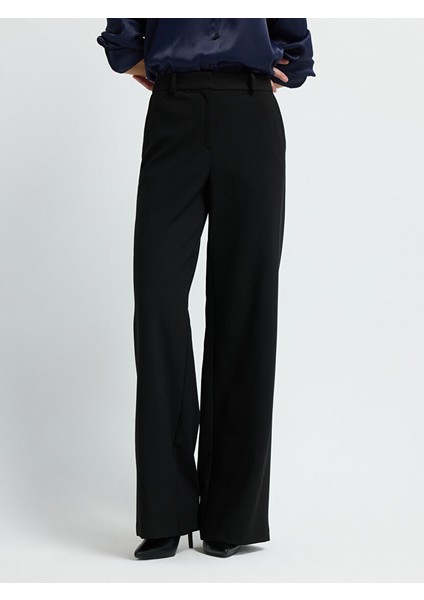 Geniş Paça Pantolon Siyah 15344735001 fiyatları