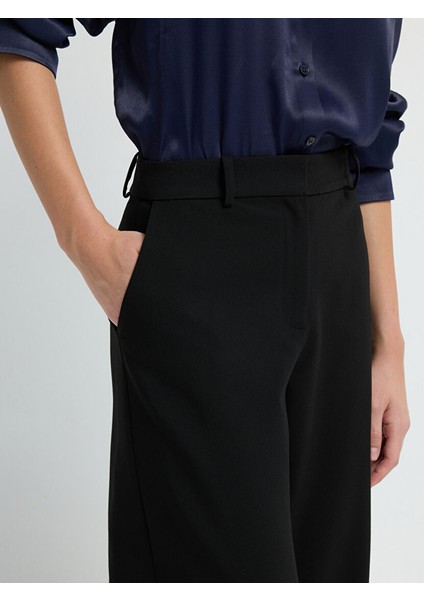 Geniş Paça Pantolon Siyah 15344735001 fırsatları