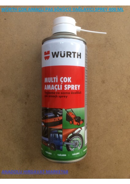 Multi Çok Amaçlı Pas Sökücü Yağlayıcı Sprey Yağ 400 ml