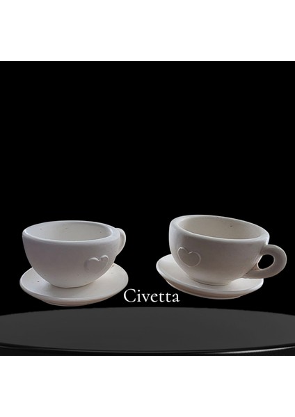 Taş Tozu 2 Li Bardak Mumluk modelleri