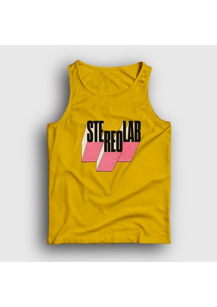 Unisex Sarı Logo Stereolab Atlet