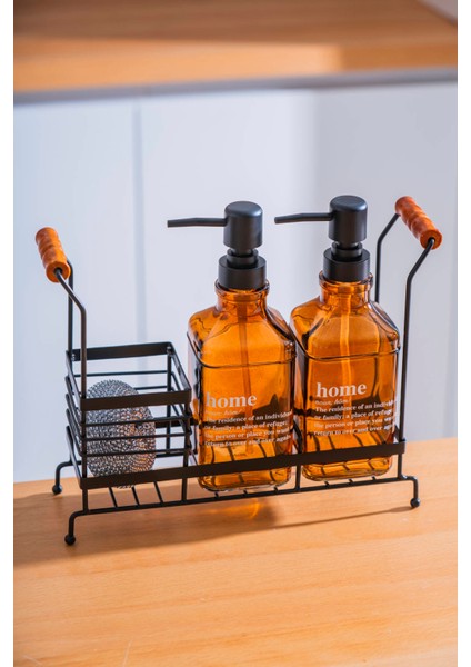 Louvre Metal Standlı Ikili Sıvı Sabunluk - 500 ml