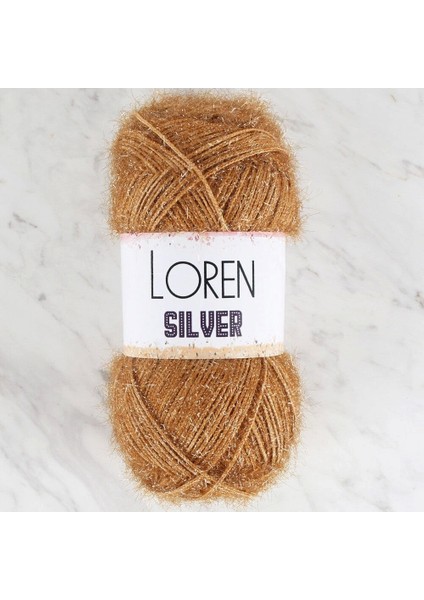 Silver Kahverengi El Örgü İpi - RS0054 - 34096