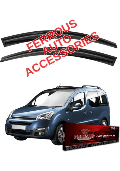 Citroen Berlingo Ferrous Cam Rüzgarlığı 2li Set 2009 2018