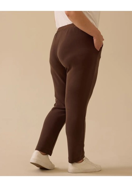 Büyük Beden Bağcıklı Bilek Boy Pantolon Gala-Xi modelleri