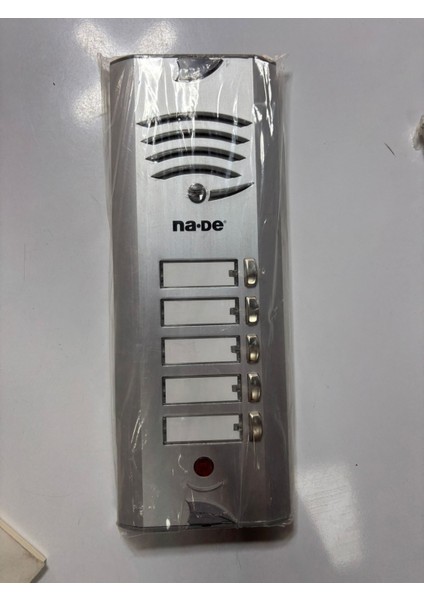 Nade 5 Butonlu Zil Paneli HP05-313MM 8+N 5'li Tek Sıra Zil Paneli