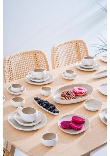 Planet 6 Kişilik 33 Parça Porselen Kahvaltı Takımı