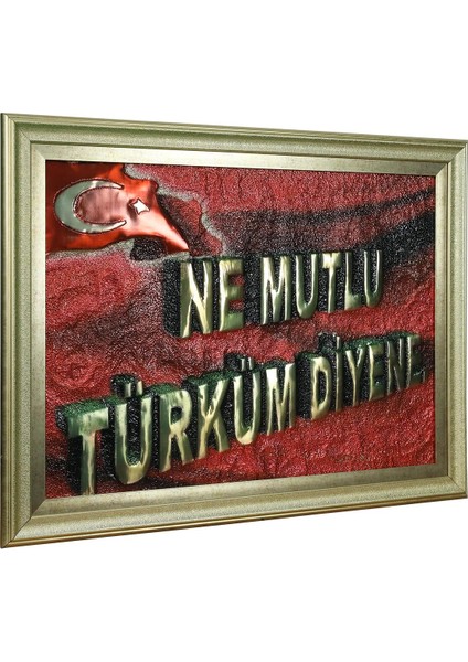 El Işçiliği Aliminyum Kabartma Tablo 62X82 cm - 6354 fiyatları