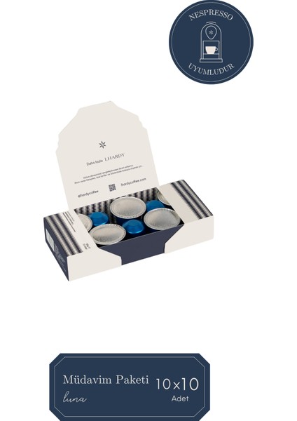 Luna Kapsül Kahve Müdavim Paket (10 x 10 Adet Kapsül Içerir) fırsatları