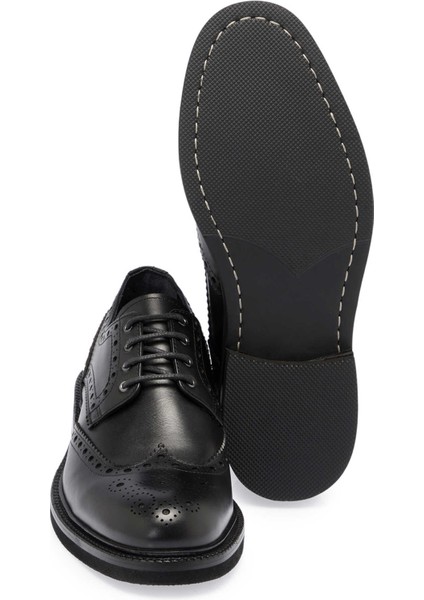 Siyah Hakiki Deri Erkek Klasik Ayakkabı - E24S1AY56976-A43 fırsatları