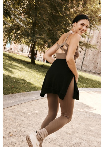 Haki Seamless Dikişsiz Çapraz Askılı Spor Sütyeni fiyatları