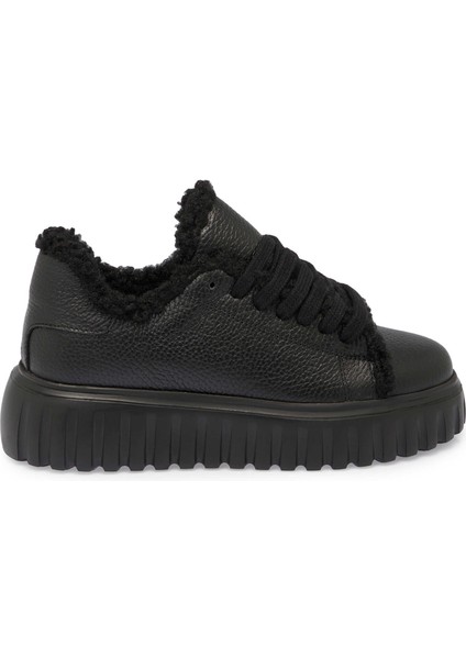 Siyah Hakiki Deri Kadın Sneaker - K24S1AY67596-A41 modelleri