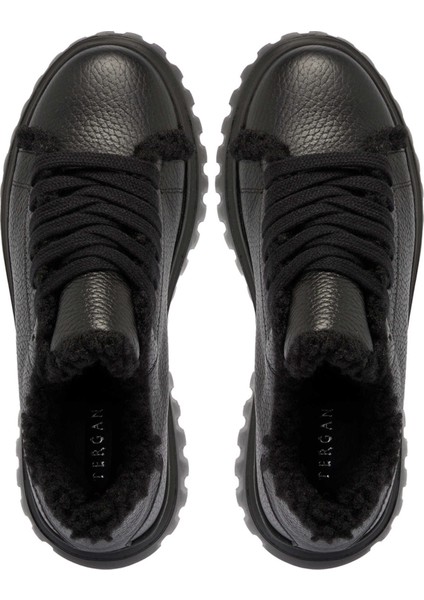 Siyah Hakiki Deri Kadın Sneaker - K24S1AY67596-A41 indirimleri
