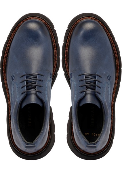 Lacivert Deri Erkek Klasik Ayakkabı - E24S1AY56990-A31 indirimleri