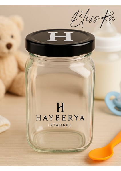 6 Adet Bebek Maması Kavanozu 350 ml -Cam Kavan