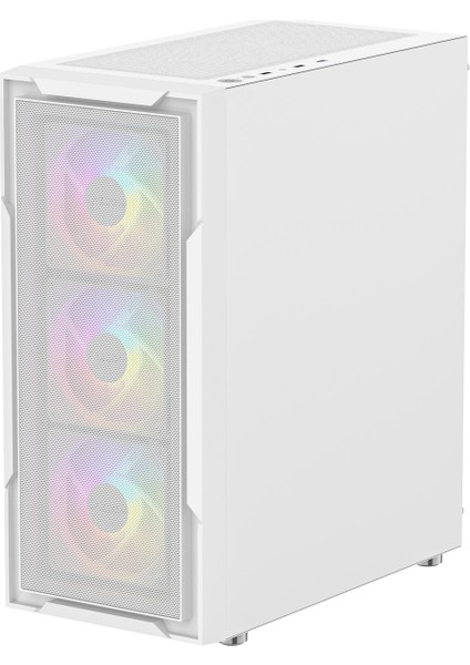 F11 650W 80+ Bronze Mesh Rgb 4X120MM Fanlı Atx Beyaz Gamıng Kasa fırsatları