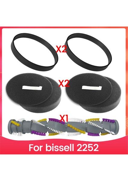 2252 Elektrikli Süpürge Için Rulo Fırça Filtreleri Vakum Kayışı Takımı (Yurt Dışından) fiyatları